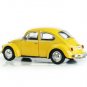 1/32 Scale Yellow VW Beetle 1967 Vintage Diecast Pull Back Car Kids Toys