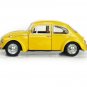 1/32 Scale Yellow VW Beetle 1967 Vintage Diecast Pull Back Car Kids Toys
