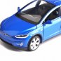 1:32 Scale Car Model X90 Tesla Blue alloy diecast Model Car W sound&light model Car Toy #1