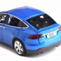1:32 Scale Car Model X90 Tesla Blue alloy diecast Model Car W sound&light model Car Toy #1