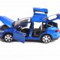 1:32 Scale Car Model X90 Tesla Blue alloy diecast Model Car W sound&light model Car Toy #1