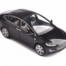 1:32 Scale Car Model X90 Tesla Blue alloy diecast Model Car W sound&light model Car Toy #2