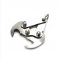 Stainless Steel Gravity Hook Carabiner Key Chain Magnet Foldable Grappling Climbing Claw Car