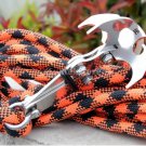Stainless Steel Gravity Hook Carabiner Key Chain Magnet Foldable Grappling Climbing Claw Car