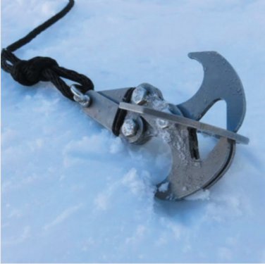 Stainless Steel Gravity Hook Carabiner Key Chain Magnet Foldable Grappling Climbing Claw Car