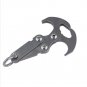 Stainless Steel Gravity Hook Carabiner Key Chain Magnet Foldable Grappling Climbing Claw Car