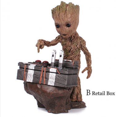 MV Movie Flowerpot Groot ABS Model Figure Toy High quality Baby Groot Antistress Tree Man