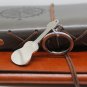 Movie Coco Guitar Necklace Skull Dog Dante Keychain toys Metal Necklace Pendant Key Ring #1