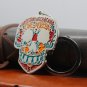 Movie Coco Guitar Necklace Skull Dog Dante Keychain toys Metal Necklace Pendant Key Ring #5