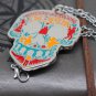 Movie Coco Guitar Necklace Skull Dog Dante Keychain toys Metal Necklace Pendant Key Ring #6