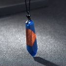 Handmade Wood Resin Necklaces & Pendants Long Adjustable Size Rope Chain Natural Wooden #4