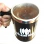 The walking dead Self Stirring Coffee Mug Stainless Steel Electric mixer Automatic (Black)