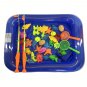 40pcs/lot With Inflatable pool Magnetic Fishing Toy Rod Net Set Model Play Fishing Games