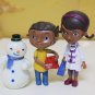 6pcs/set Doc McStuffins Doctor Friends Girls & Dragon & Sheep & Hippo 5-8cm Action Figure Toys