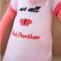 55cm Nici Super Cute Shin Leopard Pink Panther T-shirt Plush Toy Stuffed Animal Doll