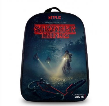 Stranger Things Backpack Schoolbag Casual Backpack Teenagers Men women's Student School Bags