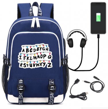 Stranger Things school bag Men women's backpack student school bag Notebook backpack Daily backpack