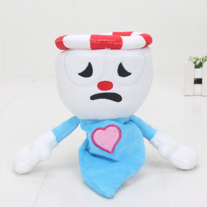 24cm Game Cuphead Plush Toy Mugman the Devil Legendary Chalice Soft toys