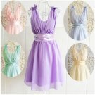 NEW Women Dress Girls Juniors Teen Chiffon Bow Tank Size XS S M Age 12-18 Formal