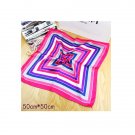 New Pink Blue Neckerchief Bandanas Silk Scarf Head Wrist Band Squared 20x20in