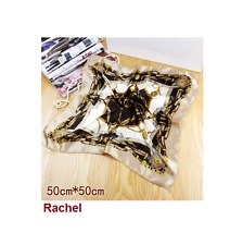 New Kahki Bandanna Neckerchief Silk Scarf All Seasons Fashion Squared 20*20in