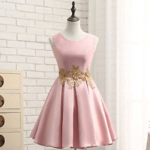 BNWT hej!fika Tea Party Dress Satin applique sequins diamantes Lace Up XXS-L