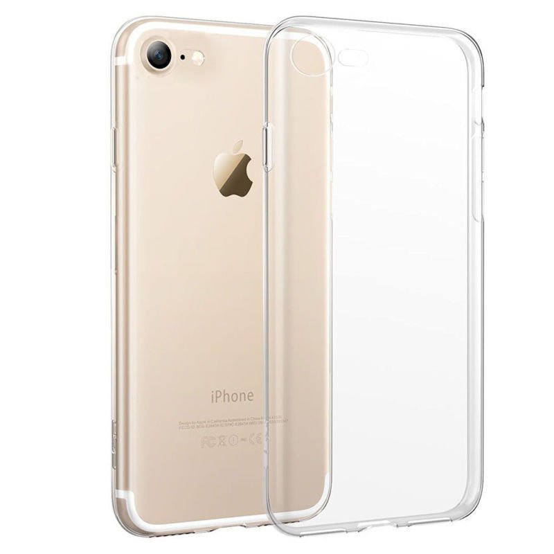 For iPhone 7 Ultra Thin Soft Transparent Slim Anti Slip Case