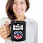 German Shepherd Ceramic Coffee Mug - Homeland Security - Cute Large Cup (Black) - Best Gift