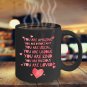 Love Ceramic Coffee Mug - You Are Loved - Cute Large Cup (Black) - Best Gift for Men, Women
