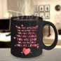Love Ceramic Coffee Mug - You Are Loved - Cute Large Cup (Black) - Best Gift for Men, Women
