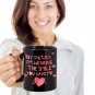Love Ceramic Coffee Mug - The Smile You Gave Me - Cute Large Cup (Black) - Best Gift for Men, Women