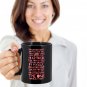 Love Ceramic Coffee Mug - I'd Rather - Cute Large Cup (Black) - Best Gift for Men, Women