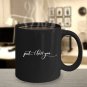 Love Ceramic Coffee Mug - I Love You - Cute Large Cup (Black) - Best Gift for Men, Women