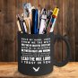 Christian Ceramic Coffee Mug - I Trust in You - Cool Large Cup (Black) - Best Gift for Men, Women