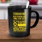 Funny Ceramic Coffee Mug - Allergic to Exercise - Cute Large Cup (Black) - Best Gift for Men, Women