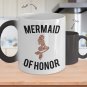 Magic Coffee Mug - Mermaid of Honor - Bridesmaid Gift for Sister, Maid of Honor Gift for Best Friend