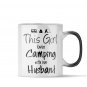 Magic Mug - Camping w/ Husband- Anniversary Gift for Her/Birthday Gift for Women/Valentines Day Gift