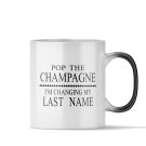 Magic Mug - Pop The Champagne - Wedding Gift/Bride Gift/Engagement Gift for Women/Bridal Shower Gift