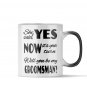 Magic Coffee Mug - Be My Groomsman - Groomsmen Gift for Brother, Best Man Gift for Best Friend