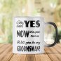 Magic Coffee Mug - Be My Groomsman - Groomsmen Gift for Brother, Best Man Gift for Best Friend