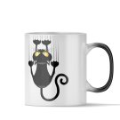 Magic Coffee Mug - Falling Cat - Cat Gift for Men/Funny Gift for Him/Birthday Gift/Housewarming Gift