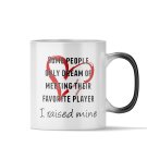Magic Coffee Mug - I Raised Mine - Baseball Mom Gift for Mom/Softball Mom Gift for Mom/Baseball Gift