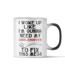Magic Coffee Mug - Need My Dinglehopper - Mermaid Gift for Women, Funny Gift for Daughter
