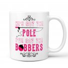 Fishing/Funny Gifts - Ceramic Coffee Mug - Pole Bobbers - Best Cute Gift for Him, Her, Men, Women