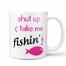 Fishing/Funny Gifts - Ceramic Coffee Mug - Take Me Fishing - Best Cute Gift for Him, Her, Men, Women