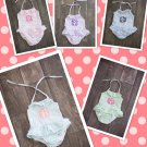 Monogrammed Seersucker Swimsuits