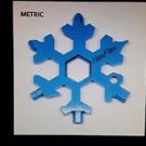 HexFlex Multi Tool. BLUE Stainless METRIC