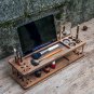 Make up wooden organizer, make up organizer, make up wood organizer, walnut organizer