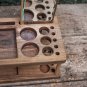 Make up wooden organizer, make up organizer, make up wood organizer, walnut organizer