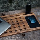 Laptop docking station, Laptop charging station, laptop stand, desk organizer, macbook stand